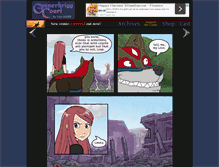 Tablet Screenshot of gunnerkrigg.com